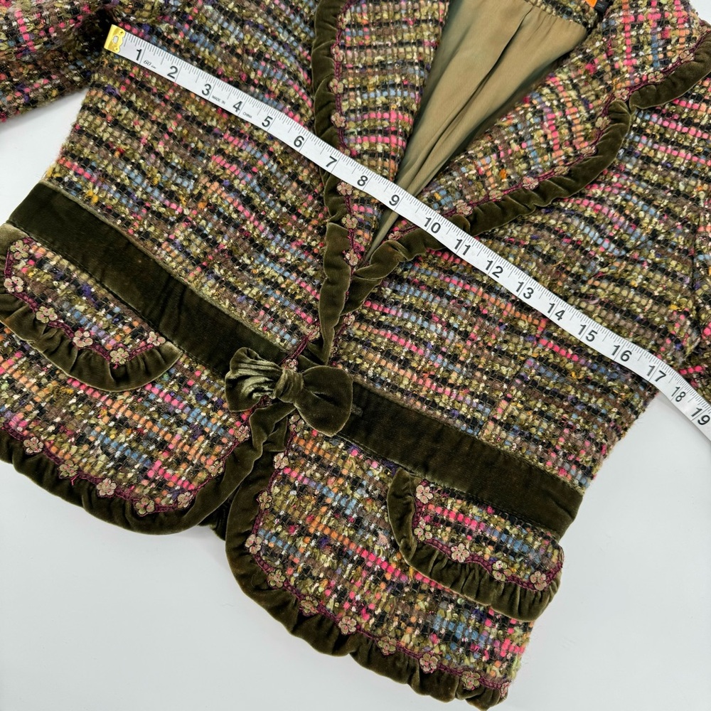 VTG-Y2K Cynthia Steffe Wool Tweed Suit Jacket & Skirt Set - Picture 9 of 16